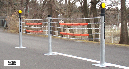 ワイヤロープ式防護柵用反射シート『スマートシャインシート』を特許登録