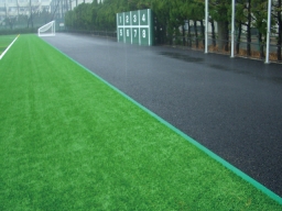 グラウンド排水工事